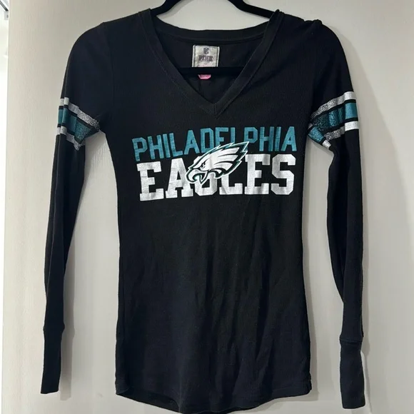Philadelphia Eagles PINK Victoria Secret Long Sleeve NFL - Picture 1 of 7